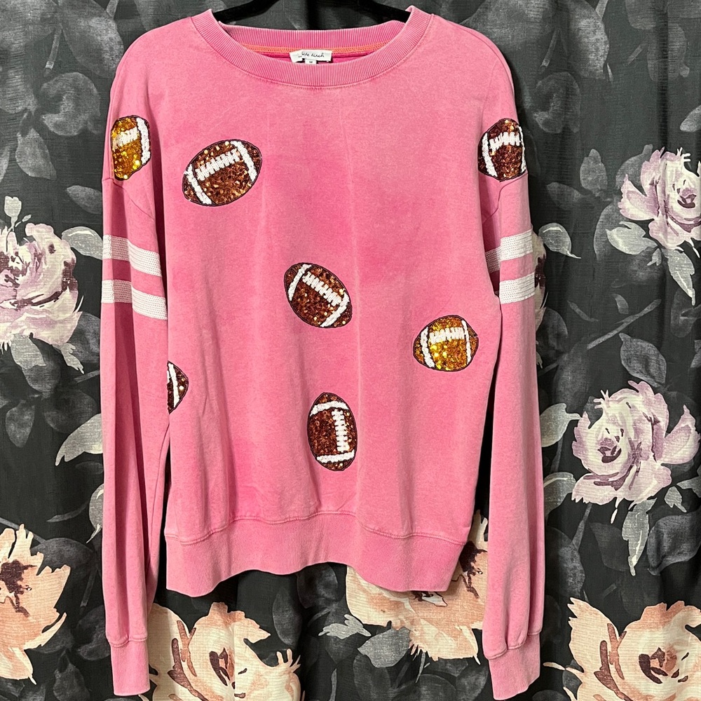 White Birch Pink Casual Sweatshirt